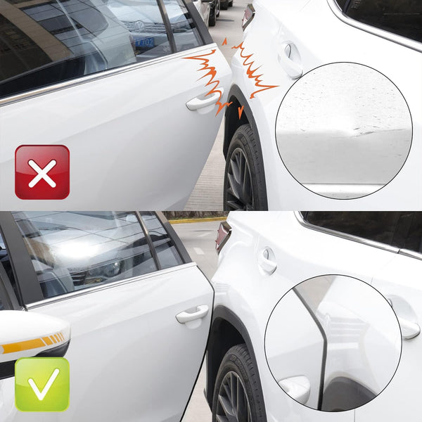 5 Mtr Door Edge Guard Black Car Door Edge Guards Door Edge Protector for Cars Rubber Auto Door Trim U Shape Build in Metal Sheet No Need Adhesive Easy to Cut Door Guards for Most Cars (Black)
