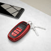 JVCV® Premium Soft TPU Leather Pattern Key Cover Compatible with Audi Smart Key