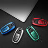 JVCV® Premium Soft TPU Leather Pattern Key Cover Compatible with Audi Smart Key