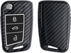 Hard Case Key Cover Compatible with Skoda Slavia Kushaq Taigun Tiguan Virtus Octavia Kodiaq Superb T ROC Folding Key