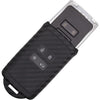 Carbon Fiber Pattern Key Cover Compatible with Renault Kiger Triber Smart Key (Black)