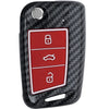 Hard Case Key Cover Compatible with Skoda Slavia Kushaq Taigun Tiguan Virtus Octavia Kodiaq Superb T ROC Folding Key
