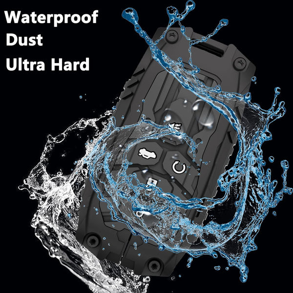 JVCV® Metal Key Cover with Keychain – Honda 3/4‑Button Smart Keys (City, Elevate, Civic, Jazz, Amaze, CR‑V, WR‑V, BR‑V)