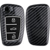 JVCV® Hard Case Key Cover Compatible with Audi A1 A3 A6 Q2 Q3 Q7 TT TTS R8 S3 S6 RS3 Folding Key - Stylish Durable Protection