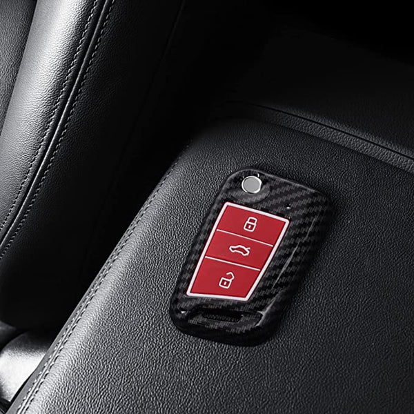 Hard Case Key Cover Compatible with Skoda Slavia Kushaq Taigun Tiguan Virtus Octavia Kodiaq Superb T ROC Folding Key