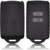 Carbon Fiber Pattern Key Cover Compatible with Renault Kiger Triber Smart Key (Black)