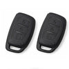 JVCV® Soft TPU Key Cover – Matte Black Pattern – Compatible with Hyundai Creta, i10, Grand i20, Elite i20, i20 Active, Verna 4S, Tucson, Elantra & Grand i10 Nios – 3 Button Smart Key