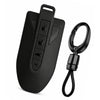 JVCV® Soft TPU Key Cover with Premium Metal Keychain – Matte Black Pattern – Compatible with Mahindra 7XO, BE6, XEV 9E, XEV 9S & BE 6 Formula E Edition (FE) – 6 Button Smart Key