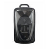 JVCV® Soft TPU Transparent Black Key Cover – Compatible with VinFast VF6 & VF7 – 4 Button Smart Key