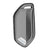 JVCV® Soft TPU Transparent Key Cover – Transparent Black – Compatible with Kia Seltos 2026, Syros, EV6 & EV9 – 4 Button Smart Key