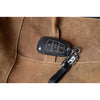 JVCV® Soft Handmade Lychee Pattern Leather Key Cover Compatible with Audi A1 A3 A6 Q2 Q3 Q7 TT TTS R8 S3 S6 RS3 Folding Key