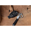 JVCV® Soft Handmade Lychee Pattern Leather Key Cover Compatible with Mercedes Benz 3 Button Smart Key