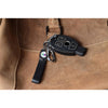 JVCV® Soft Handmade Lychee Pattern Leather Key Cover Compatible with Mercedes Benz 3 Button Smart Key