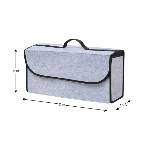 JVCV® Large Anti-Slip Car Trunk Organizer – Heavy-Duty Foldable Boot Storage for SUVs, Sedans & Trucks