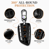 JVCV® Handmade Leather Crocodile Pattern Key Cover – Compatible with BMW 2, 3, 5, 6, 7 Series, X1, X2, X3, X5, X6 – Blade Smart Key