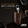JVCV® Handmade Leather Crocodile Pattern Key Cover – Compatible with BMW 2, 3, 5, 6, 7 Series, X1, X2, X3, X5, X6 – Blade Smart Key