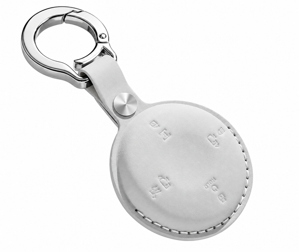 JVCV® Premium Leather Key Cover Compatible with Tata Harrier EV & Sierra EV Smart Key | Luxury Car Key Cover | 360° Scratch & Drop Protection