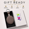 JVCV® Premium Leather Key Cover Compatible with Tata Harrier EV & Sierra EV Smart Key | Luxury Car Key Cover | 360° Scratch & Drop Protection