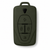 JVCV® Soft TPU Key Cover – Military Green Matte Finish – Compatible with VinFast VF6 & VF7 – 4 Button Smart Key
