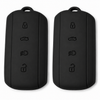 JVCV® Soft TPU Key Cover - Matte Black Pattern – Compatible with Tata Sierra, Safari Petrol, Harrier Petrol, Curvv & Curvv EV Smart Key | Scratch-Resistant Protective Case
