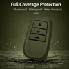 JVCV® Soft TPU Key Cover – Military Green Matte Finish – Compatible with Toyota Fortuner, Camry, Hilux, Innova Crysta, Fortuner Legender, Innova HyCross & Land Cruiser – 3 Button Smart Key