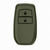 JVCV® Soft TPU Key Cover – Military Green Matte Finish – Compatible with Toyota Fortuner, Hilux, Innova Crysta, Fortuner Legender, Innova HyCross & Land Cruiser – 2 Button Smart Key