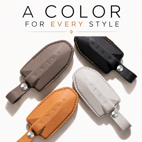 JVCV® Premium Leather Key Cover – Compatible with Mahindra XEV 7XO, BE6, XEV 9E, XEV 9S & BE 6 Formula E Edition (FE) – 6 Button Smart Key