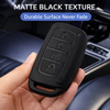 JVCV® Soft TPU Key Cover – Matte Black Pattern – Compatible with Hyundai Alcazar, Creta, i20 (2021), Venue, Tucson, Elantra & i20 N Line (2021) – 4 Button Smart Key
