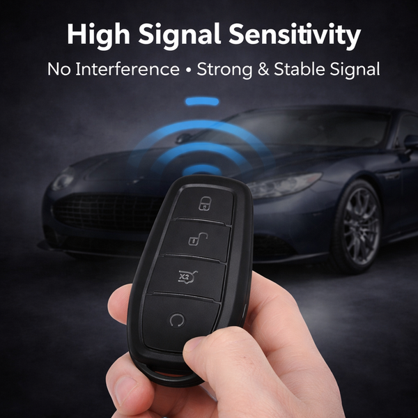 JVCV® Premium Soft TPU Key Cover – Matte Black Finish – Compatible with BYD Atto 3, Seal, Sealion & eMax7 Smart Key