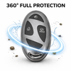 JVCV® Soft TPU Transparent Key Cover – Transparent Black – Compatible with Hyundai Venue 2026 Smart Key