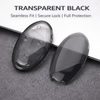 JVCV® Soft TPU Transparent Key Cover – Transparent Black – Compatible with Hyundai Venue 2026 Smart Key