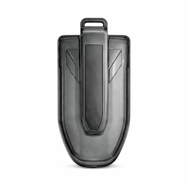 JVCV® Soft TPU Transparent Key Cover – Transparent Black – Compatible with Mahindra 7XO, BE6, XEV 9E, XEV 9S, BE 6 Formula E Edition FE – 6 Button Smart Key