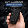 JVCV® Soft TPU Matte Black Key Cover – Compatible with Hyundai Verna & i20 N Line – 4 Button Smart Key