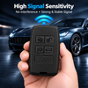 JVCV® Soft TPU Key Cover with Premium Metal Keychain – Matte Black Finish – Compatible with Land Rover Range Rover, Discovery & Defender Smart Key