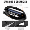 JVCV® Premium Men's Crossbody Messenger Bag | Sleek Shoulder Bag with Front Flap Pocket | Spacious Office, Work, Travel & Everyday Carry Bag