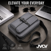 JVCV® Premium Men's Crossbody Messenger Bag | Sleek Shoulder Bag with Front Flap Pocket | Spacious Office, Work, Travel & Everyday Carry Bag