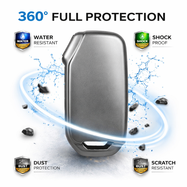 JVCV® Soft Matte Finish TPU Cover Compatible with Kia Smart Key