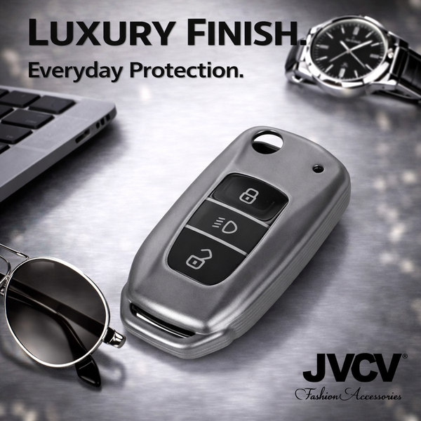 JVCV® Soft Matte Finish TPU Cover Compatible with Tata Flip Key