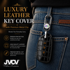 JVCV® Handmade Leather Crocodile Pattern Key Cover – Compatible with New MG Hector, Hector Plus, Windsor & Windsor Pro EV Smart Key