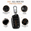 JVCV® Handmade Leather Crocodile Pattern Key Cover – Compatible with Toyota Fortuner, Hilux, Innova Crysta, Fortuner Legender, Innova HyCross, Land Cruiser – 2B/3B Smart Key