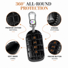 JVCV® Handmade Leather Crocodile Pattern Key Cover – Compatible with Tata Sierra, Curvv & Curvv EV Smart Key