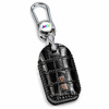 JVCV® Handmade Leather Crocodile Pattern Key Cover – Compatible with Suzuki Jimny, Fronx, Grand Vitara, Baleno, XL6, Swift, Ertiga, Dzire & Toyota Rumion, Urban Cruiser, Glanza, Hyryder – Smart Key