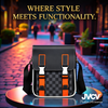 JVCV® Men’s Premium Messenger Bag – Stylish PU Leather Crossbody Shoulder Bag with Adjustable Strap & Unique Checkered Design – Perfect for Work & Travel