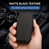 JVCV® Soft TPU Key Cover – Matte Black Pattern – Compatible with Kia Seltos 2023 Facelift HTX, Carens X-Line, Sonet Facelift & Clavis EV – 3/4 Button Smart Key