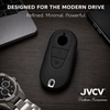 JVCV® Soft TPU Key Cover – Matte Black Pattern – Compatible with Mercedes-Benz S-Class, G-Class & E-Class (2022 Onwards) – 3 Button Smart Key