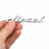 JVCV® 3D Metal Diesel Sticker – Chrome Emblem Badge for Car & Bike Fuel Tanks