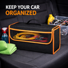 JVCV® Large Anti-Slip Car Trunk Organizer – Heavy-Duty Foldable Boot Storage for SUVs, Sedans & Trucks