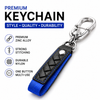 JVCV® Braided Leather & Alloy Keychain – Horseshoe‑Buckle Universal Organizer with Efficient Screw D‑Ring & Zinc‑Alloy Hook (Men & Women)