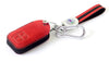 JVCV® Suede Leather Key Cover for Suzuki & Toyota Smart Keys – Compatible with Jimny, Grand Vitara, Baleno, Fronx, Swift, Glanza, Hyryder & More