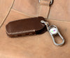 JVCV® Handmade Leather Car Key Cover with Keychain | Premium Smart Key Protector Compatible with BMW 2023 New 7 Series 740i 760i X1 X5 X7 XM IX I7 Smart Key